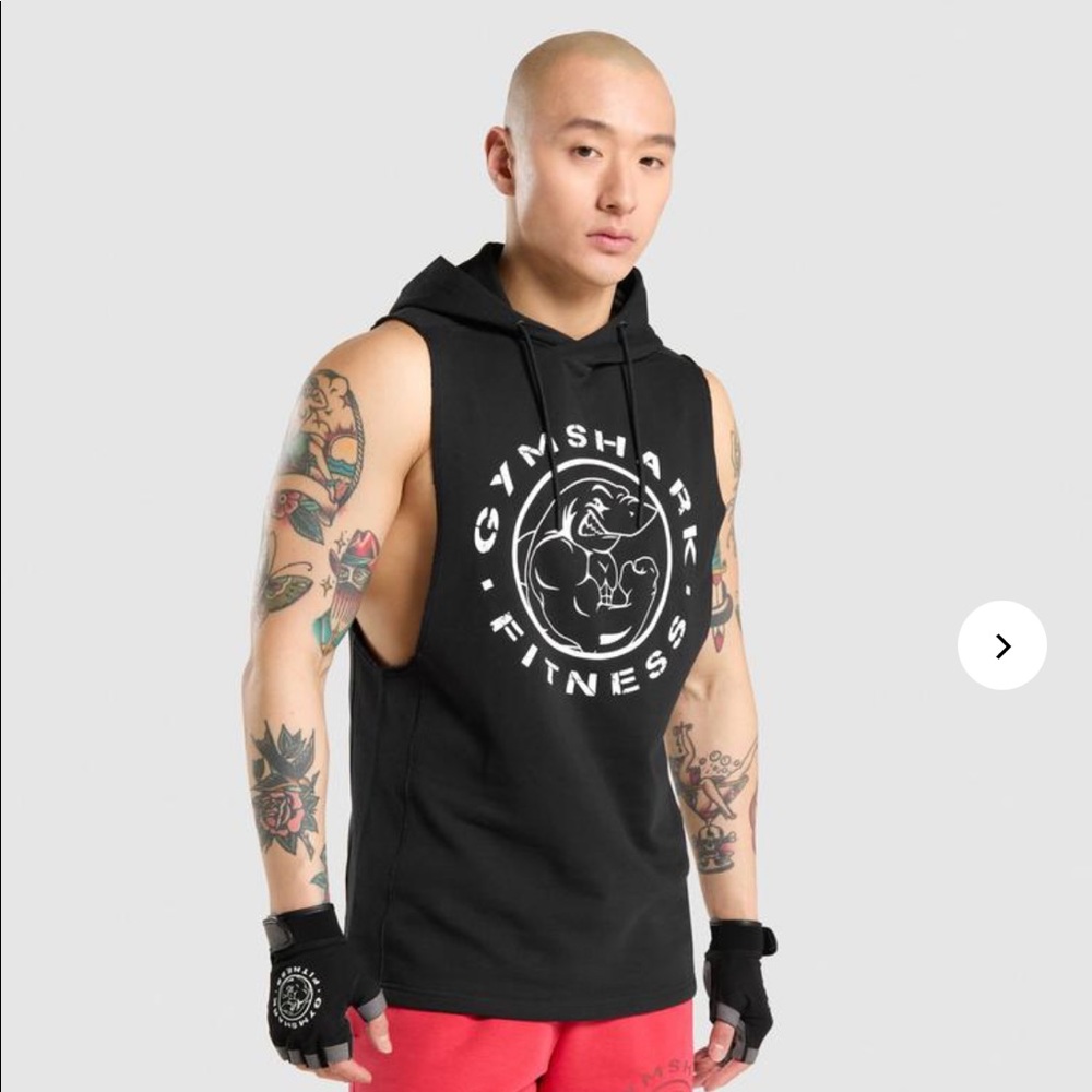 GYMSHARK SLEEVELESS HOODIE